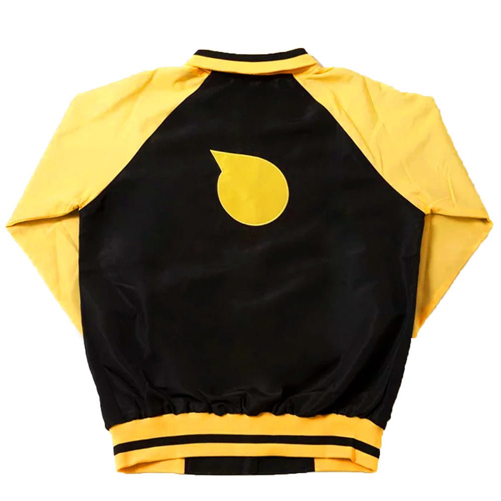 Soul Evans Soul Eater Yellow and Black Varsity Jacket